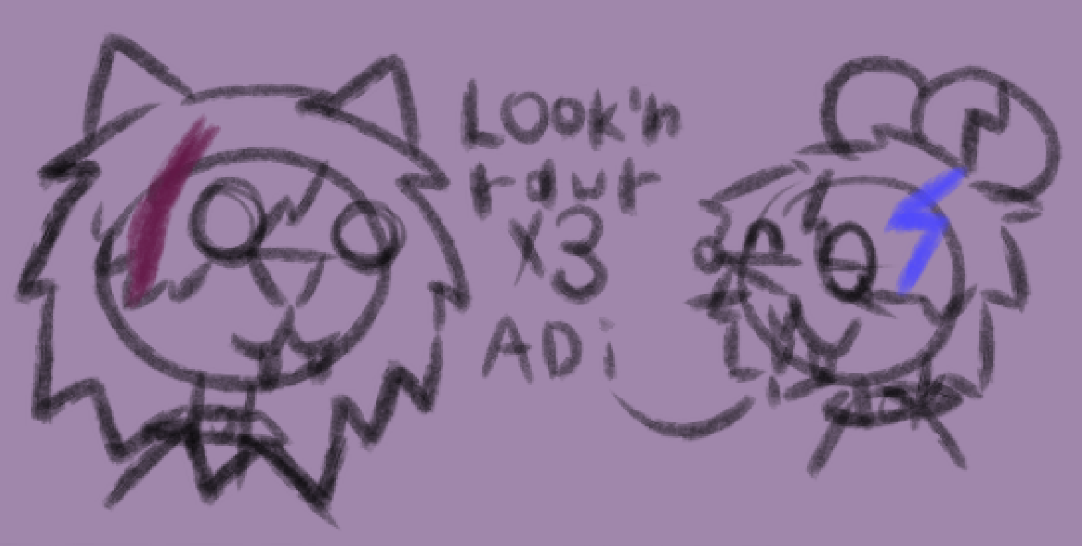 Adi and Erik looking rawr X3